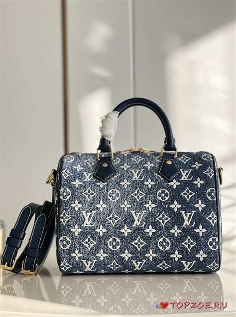 denim speedy Louis Vuitton